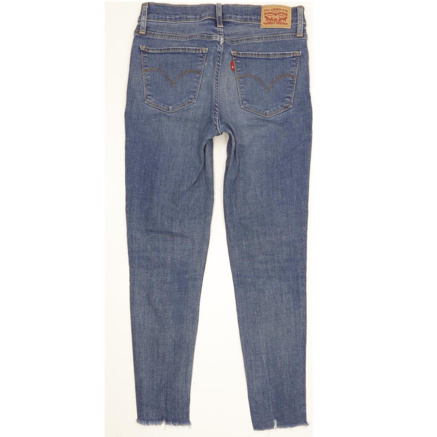 Levi's 710 Super Women Blue Skinny Slim Stretch Jeans W27 L28