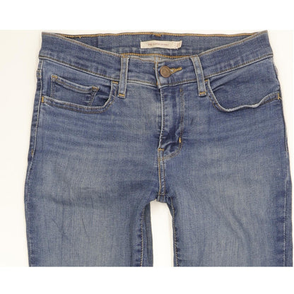 Levi's 710 Super Women Blue Skinny Slim Stretch Jeans W27 L28