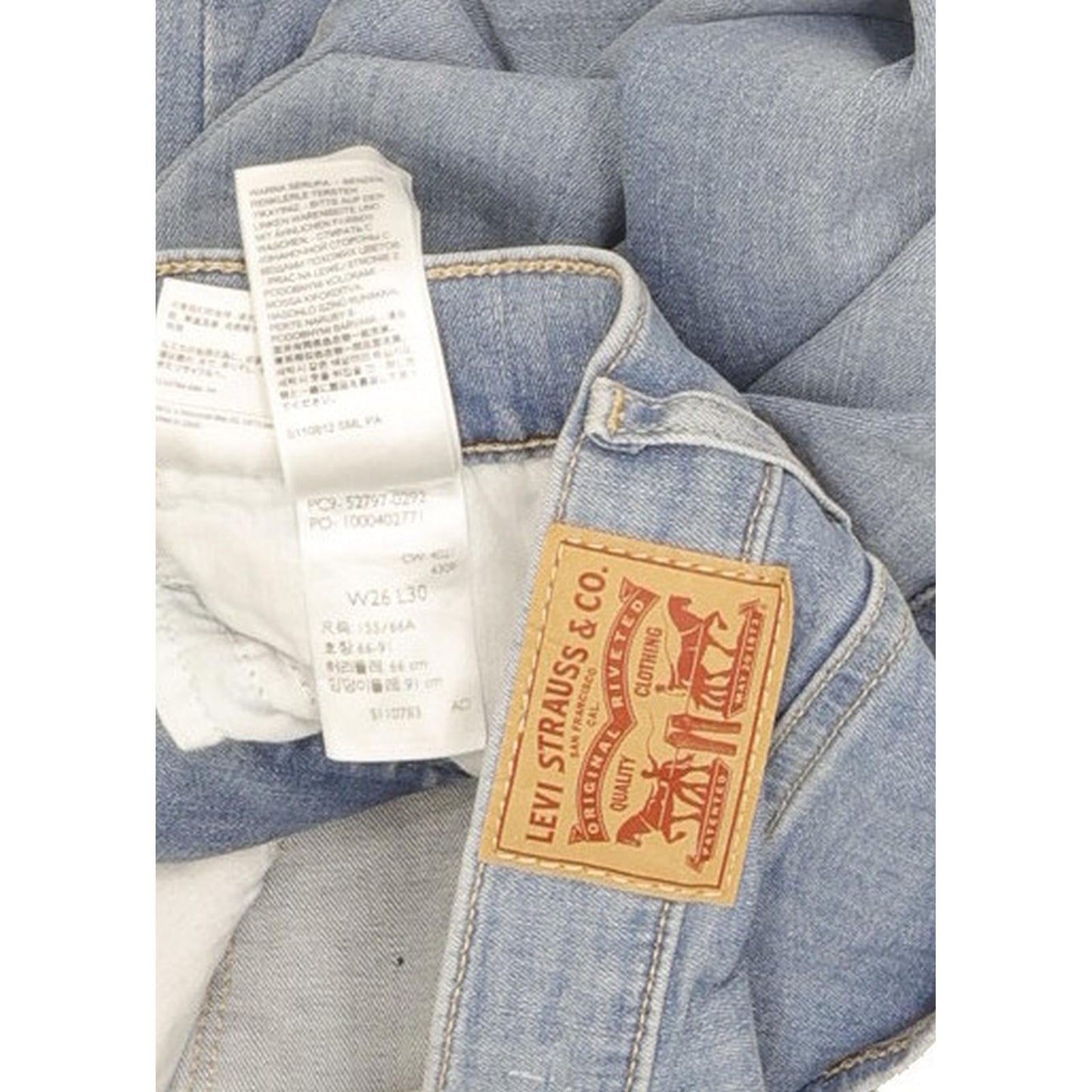 Levi's 720 Women Blue Skinny Slim Stretch Jeans W26 L29