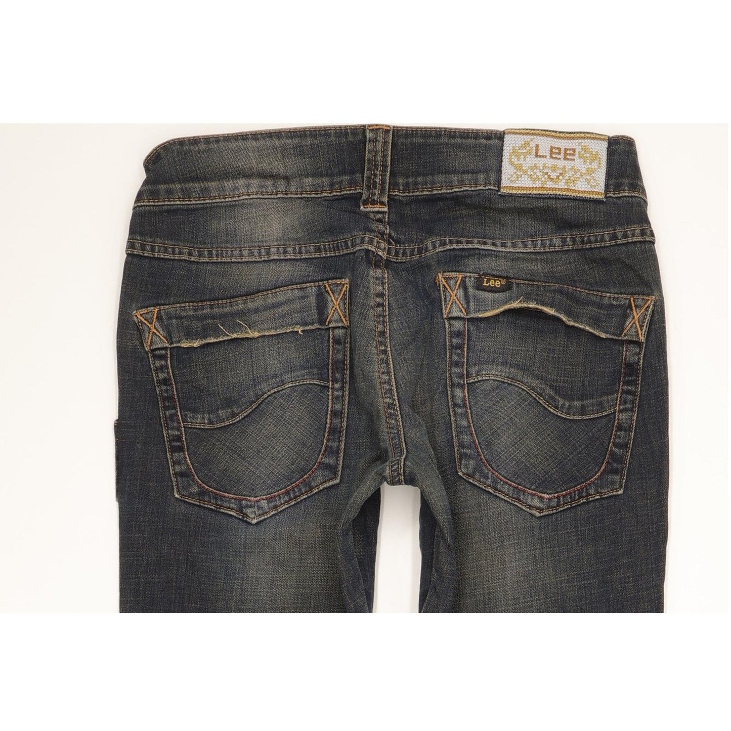 Lee Cade Bias Women Blue Straight Slim Stretch Jeans W30 L29