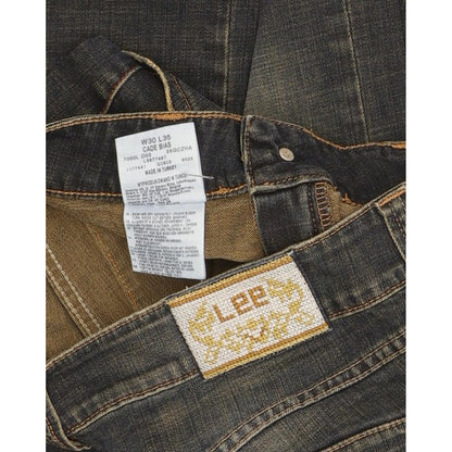 Lee Cade Bias Women Blue Straight Slim Stretch Jeans W30 L29