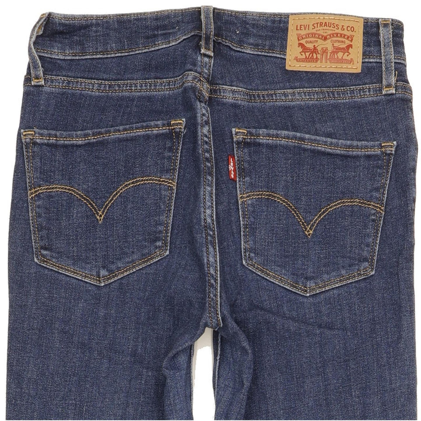 Levi's 721 Women Blue Skinny Slim Stretch Jeans W26 L29