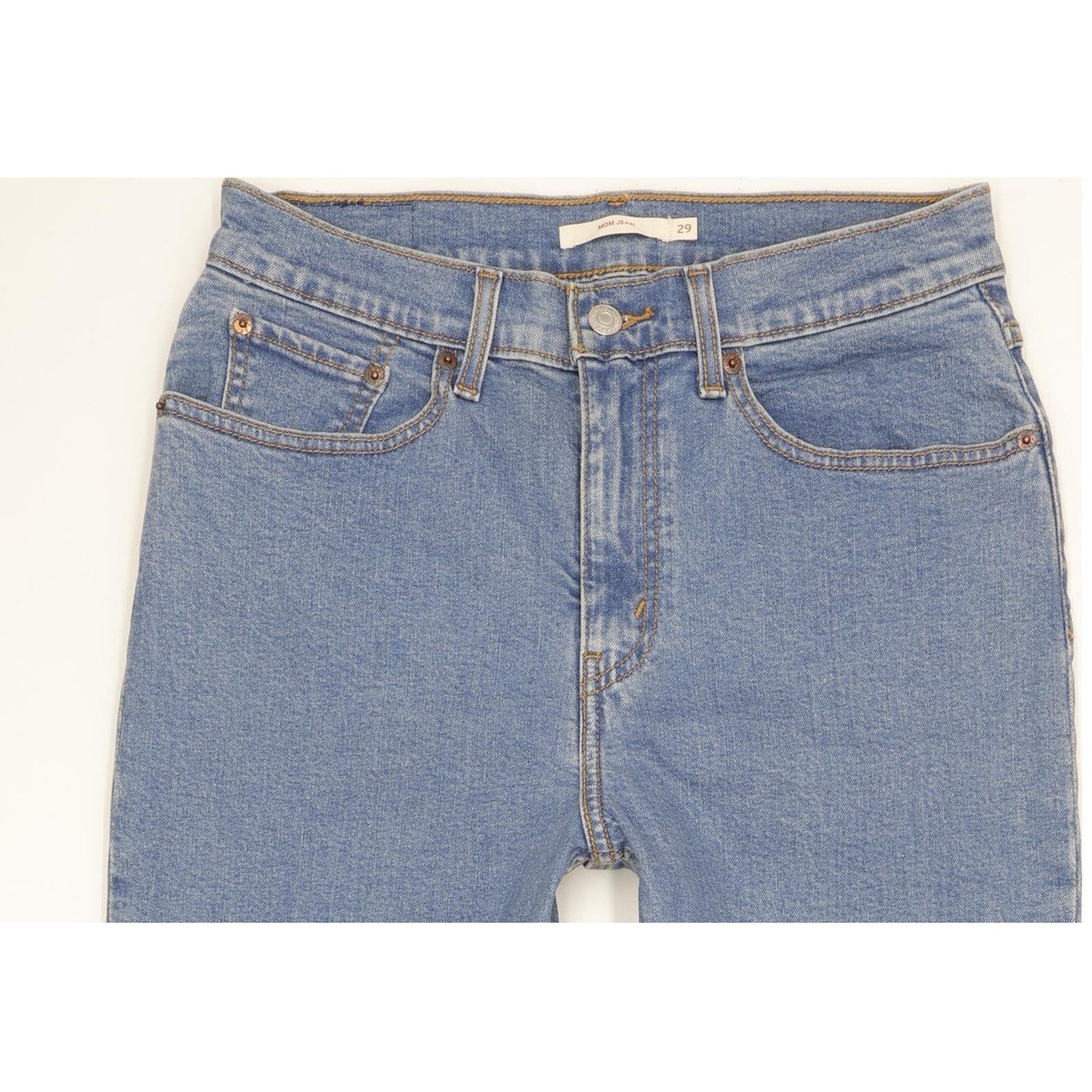 Levi's Blue Skinny Slim Mom Stretch Jeans High Waisted W29 L28