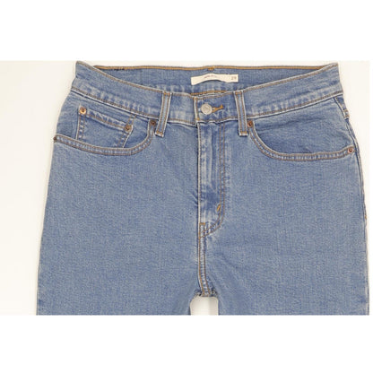 Levi's Blue Skinny Slim Mom Stretch Jeans High Waisted W29 L28