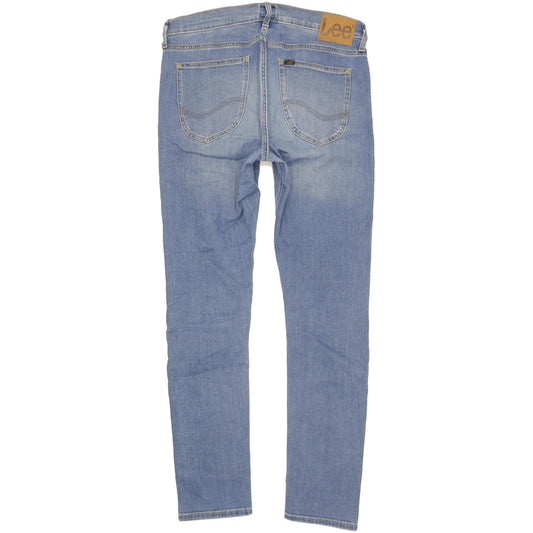 Lee Luke Women Blue Skinny Slim Stretch Jeans W33 L33