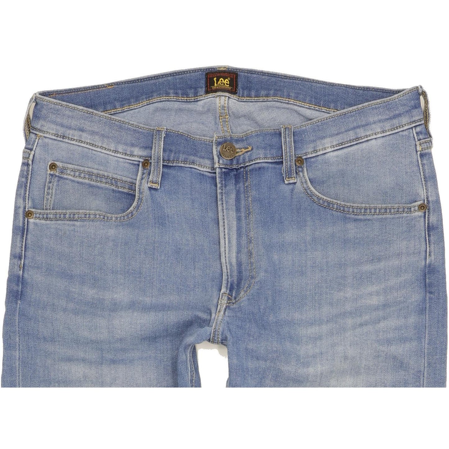 Lee Luke Women Blue Skinny Slim Stretch Jeans W33 L33