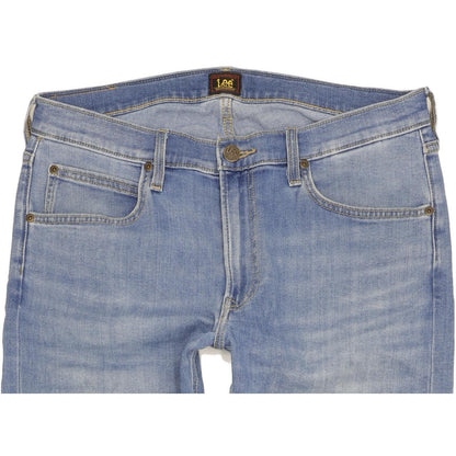 Lee Luke Women Blue Skinny Slim Stretch Jeans W33 L33