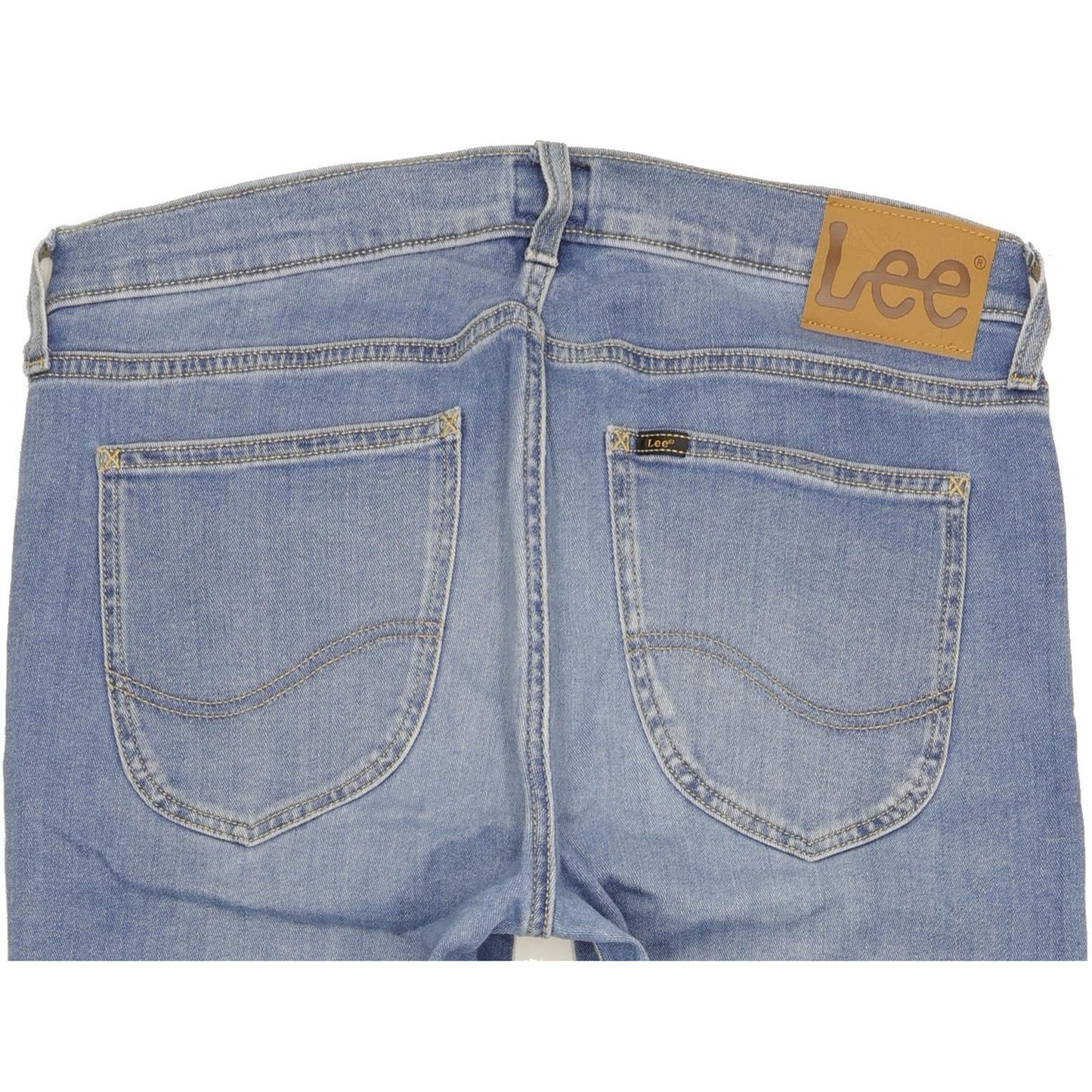 Lee Luke Women Blue Skinny Slim Stretch Jeans W33 L33