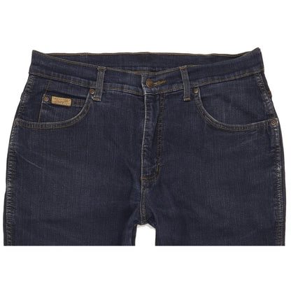 Wrangler Texas Men Blue Straight Regular Stretch Jeans W33 L29