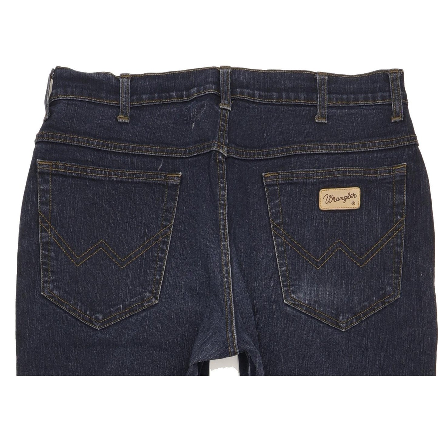 Wrangler Texas Men Blue Straight Regular Stretch Jeans W33 L29