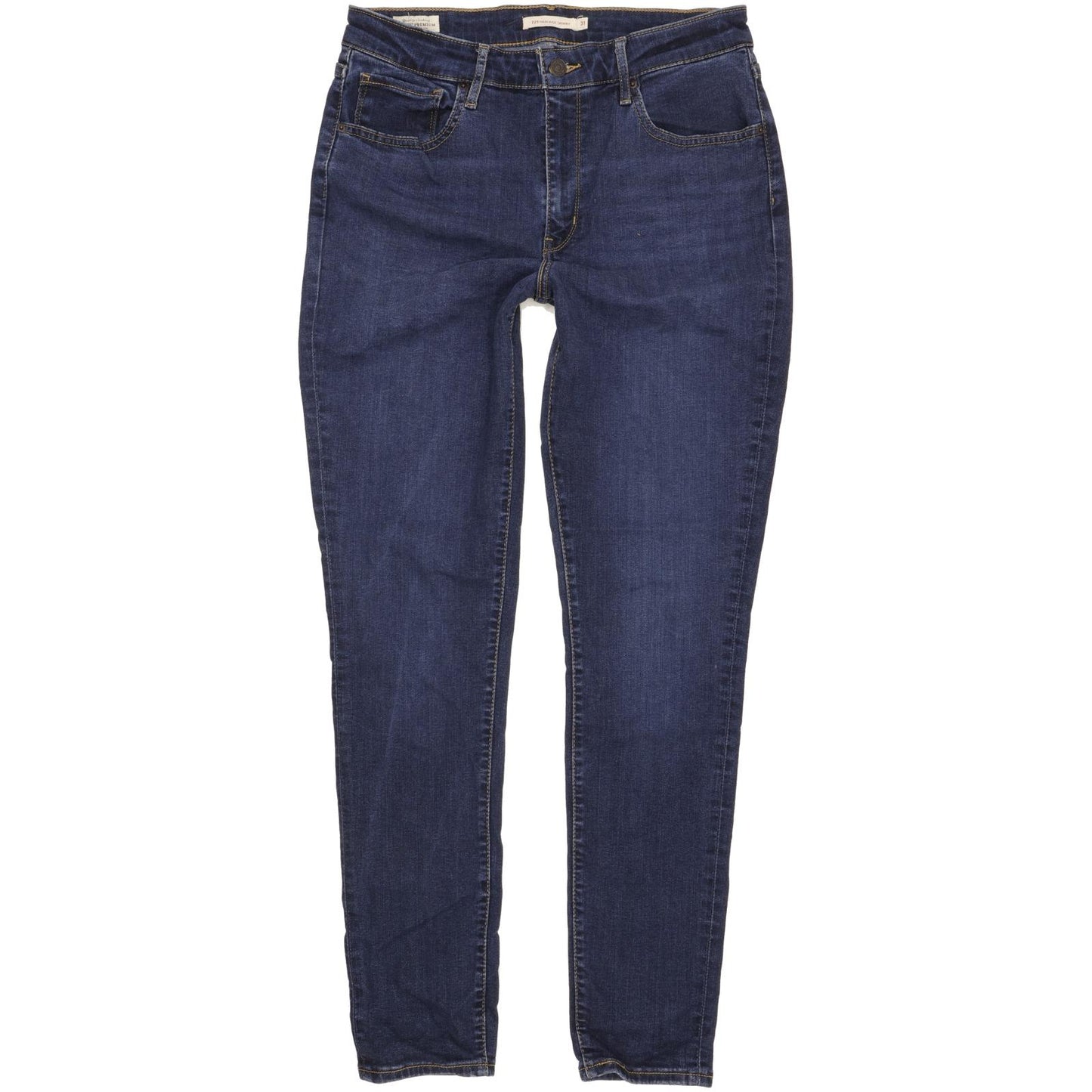 Levi's 721 Blue Skinny Slim Stretch Jeans High Waisted W31 L31