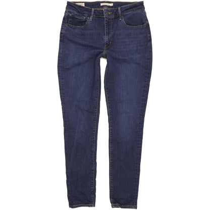 Levi's 721 Blue Skinny Slim Stretch Jeans High Waisted W31 L31