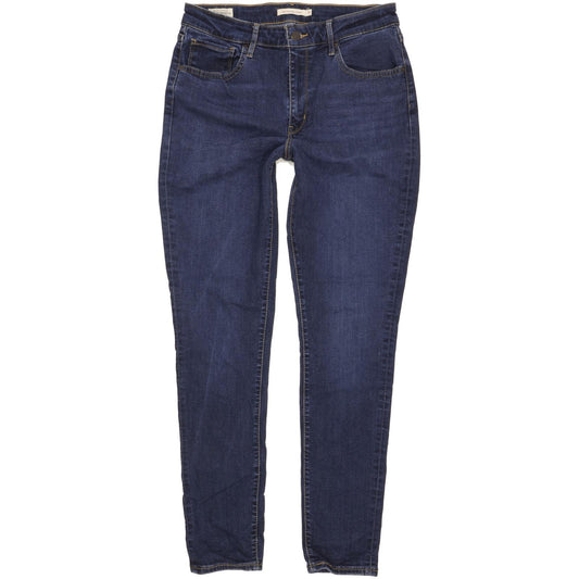 Levi's 721 Blue Skinny Slim Stretch Jeans High Waisted W31 L31