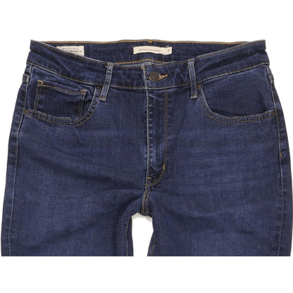 Levi's 721 Blue Skinny Slim Stretch Jeans High Waisted W31 L31