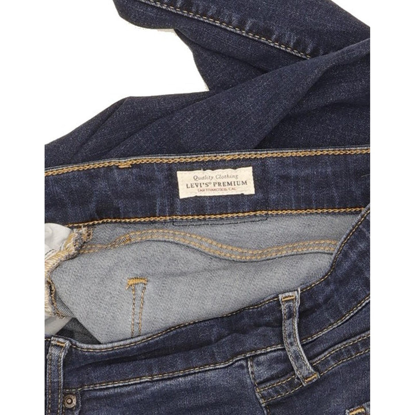 Levi's 721 Blue Skinny Slim Stretch Jeans High Waisted W31 L31