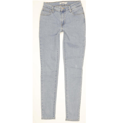 Levi's 721 Women Blue Skinny Slim Stretch Jeans W26 L32