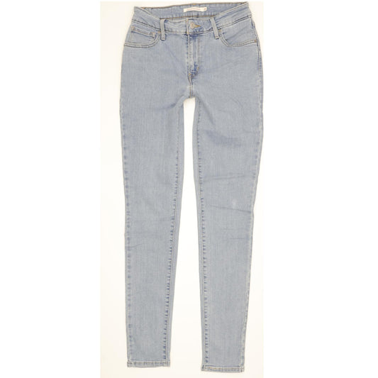 Levi's 721 Women Blue Skinny Slim Stretch Jeans W26 L32