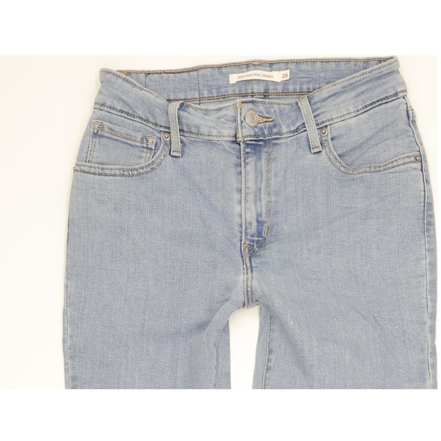 Levi's 721 Women Blue Skinny Slim Stretch Jeans W26 L32