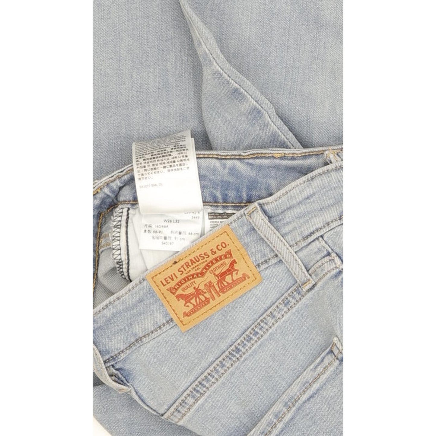 Levi's 721 Women Blue Skinny Slim Stretch Jeans W26 L32