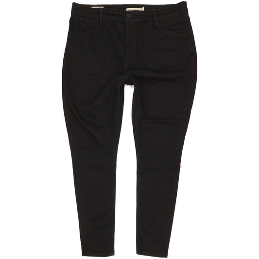 Levi's 720 Black Skinny Slim Stretch Jeans High Waisted W32 L27