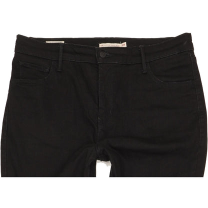 Levi's 720 Black Skinny Slim Stretch Jeans High Waisted W32 L27