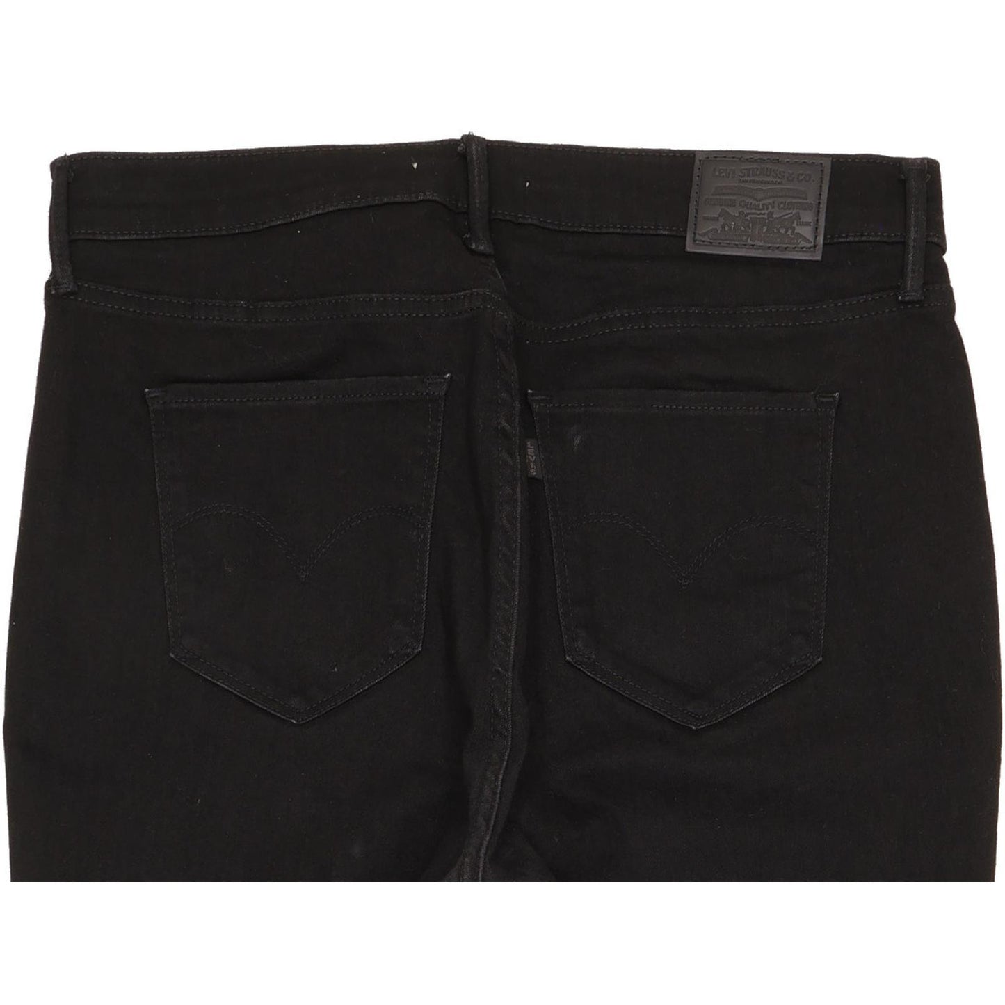 Levi's 720 Black Skinny Slim Stretch Jeans High Waisted W32 L27