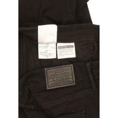 Levi's 720 Black Skinny Slim Stretch Jeans High Waisted W32 L27