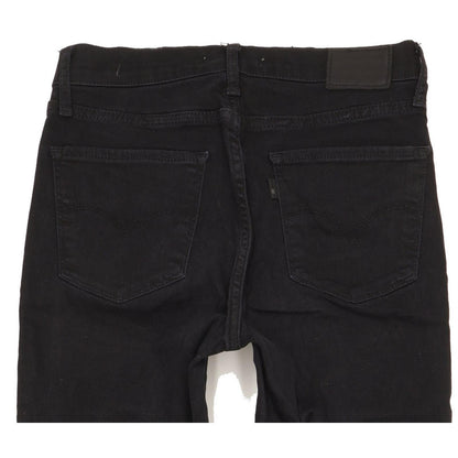 Levi's 724 Women Black Straight Slim Stretch Jeans W27 L32