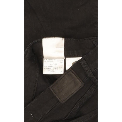 Levi's 724 Women Black Straight Slim Stretch Jeans W27 L32