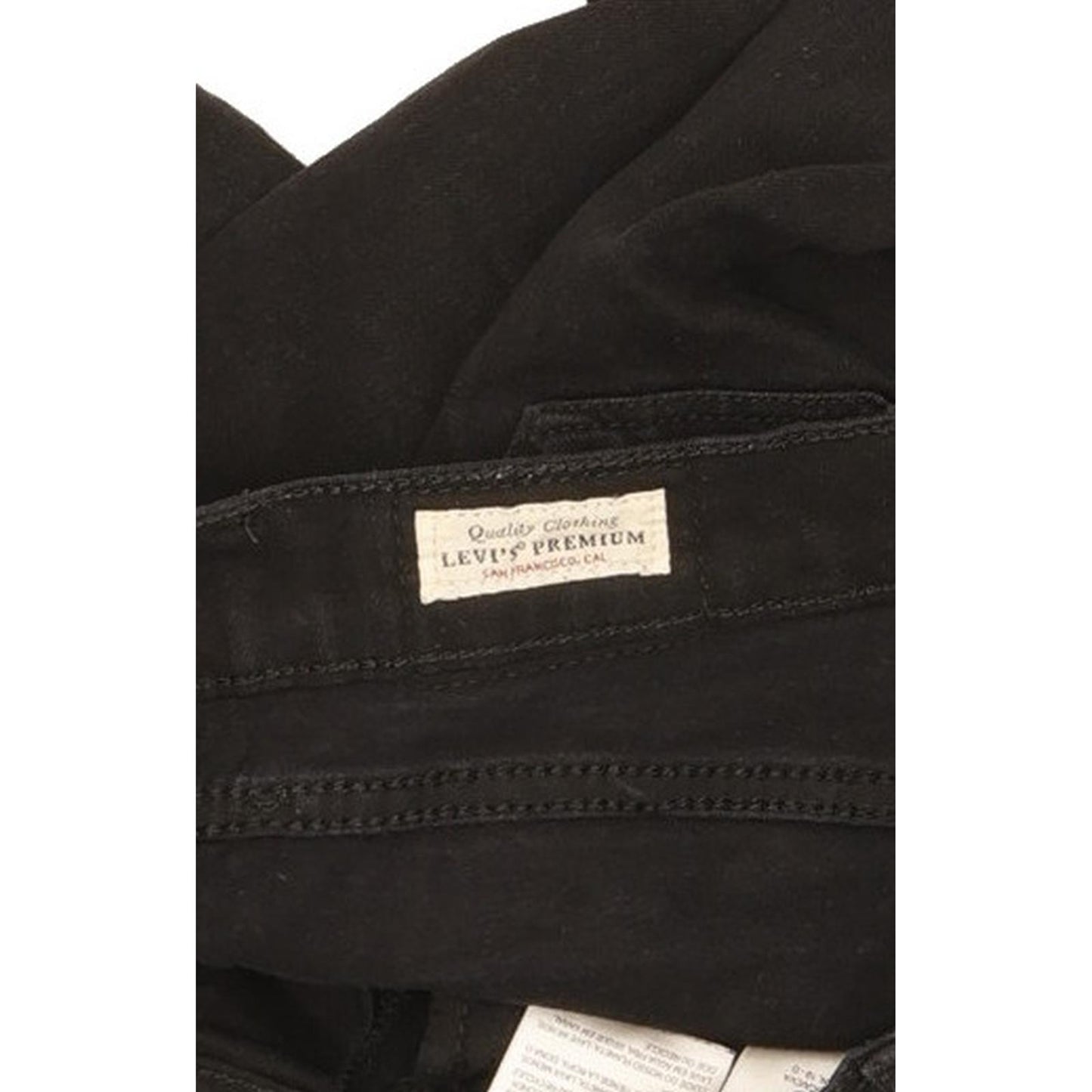 Levi's 724 Women Black Straight Slim Stretch Jeans W27 L32