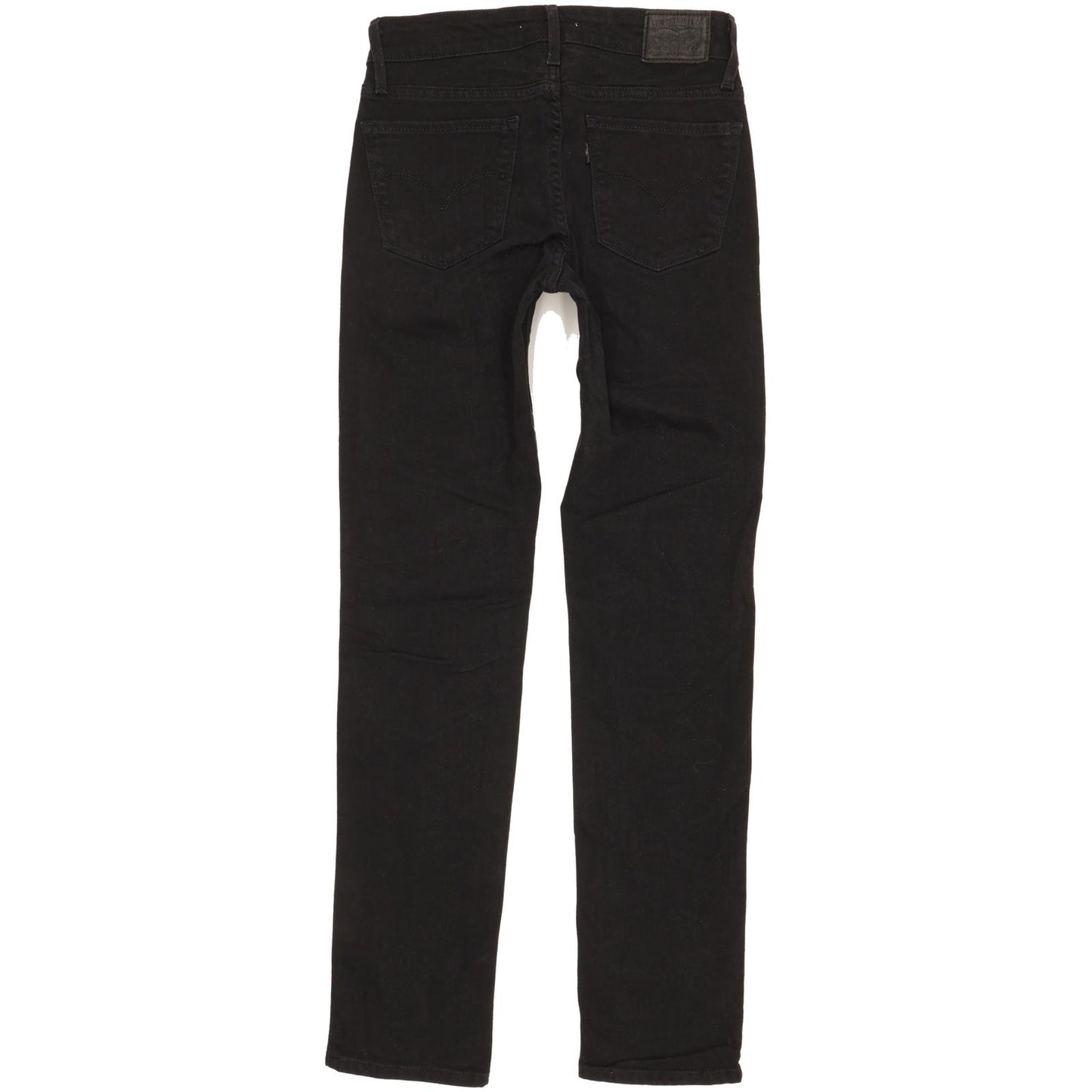Levi's 712 Women Black Straight Slim Stretch Jeans W26 L29