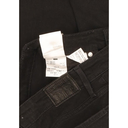 Levi's 712 Women Black Straight Slim Stretch Jeans W26 L29