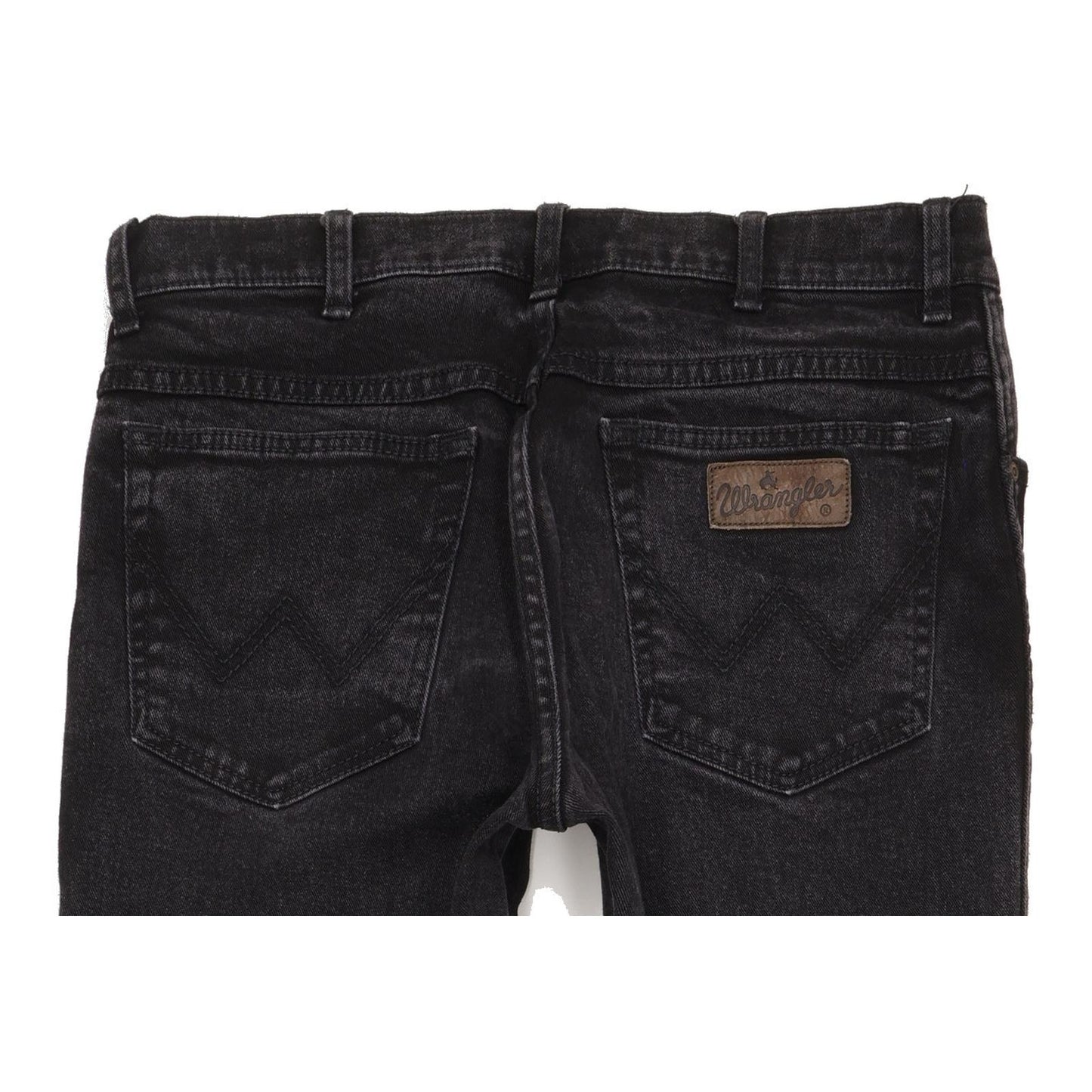 Wrangler Texas Men Black Straight Regular Stretch Jeans W34 L36