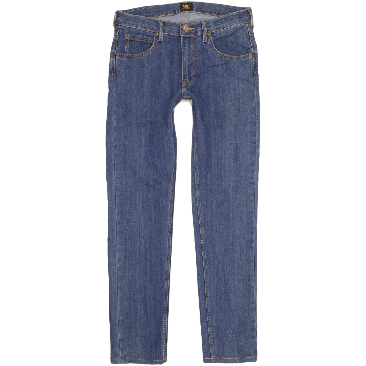 Lee Daren Men Blue Straight Slim Stretch Jeans W31 L32