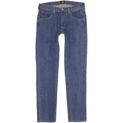 Lee Daren Men Blue Straight Slim Stretch Jeans W31 L32