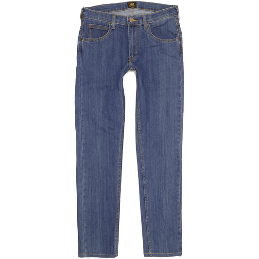 Lee Daren Men Blue Straight Slim Stretch Jeans W31 L32