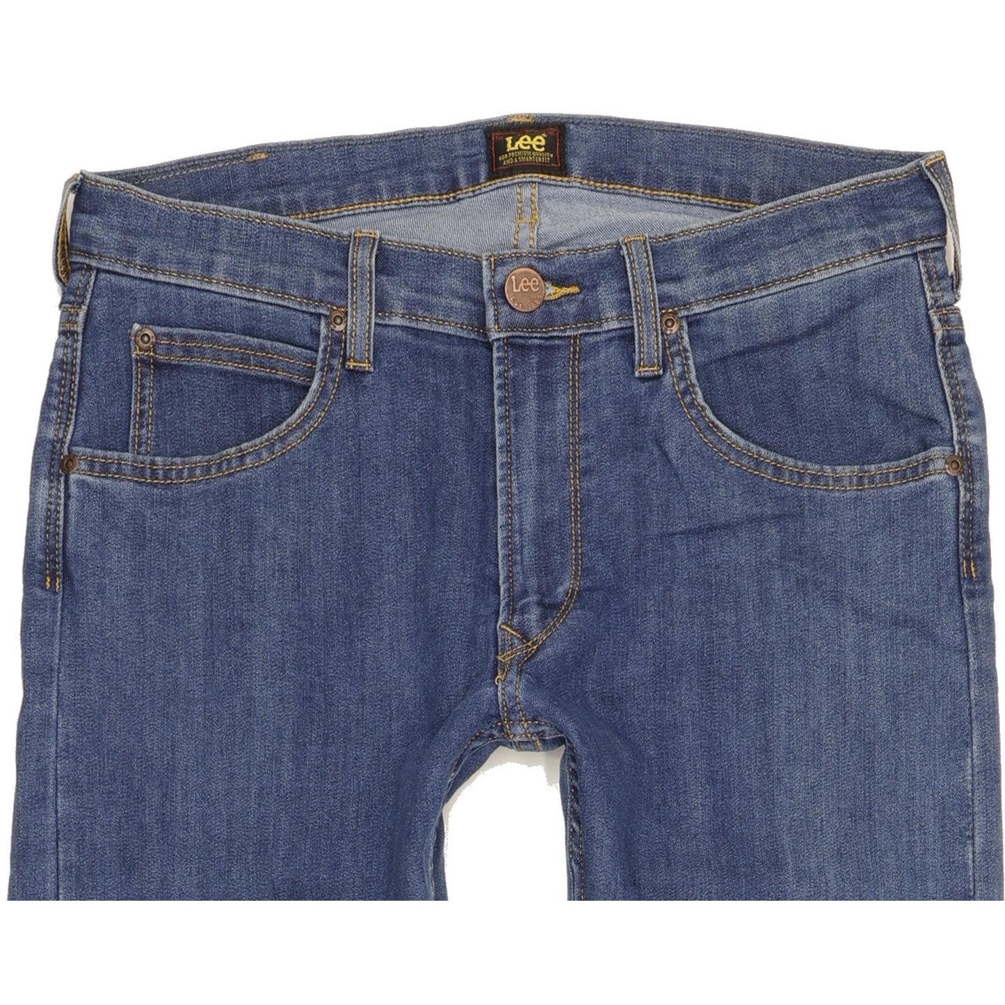Lee Daren Men Blue Straight Slim Stretch Jeans W31 L32
