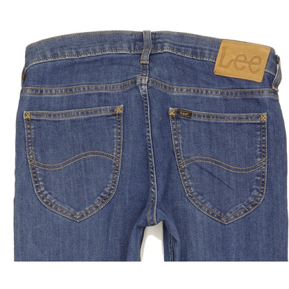 Lee Daren Men Blue Straight Slim Stretch Jeans W31 L32