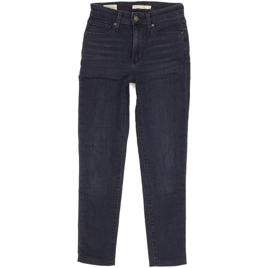 Levi's 721 Women Blue Skinny Slim Stretch Jeans W27 L26