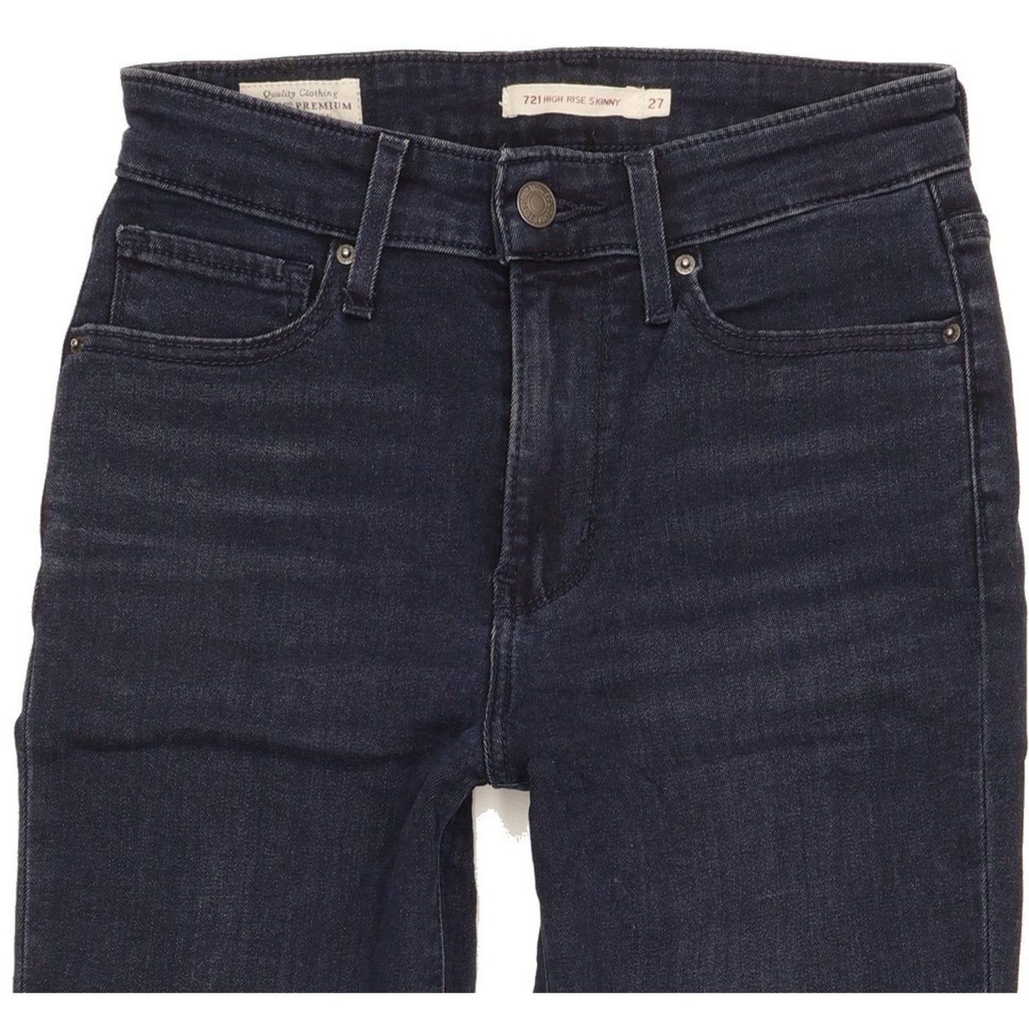 Levi's 721 Women Blue Skinny Slim Stretch Jeans W27 L26