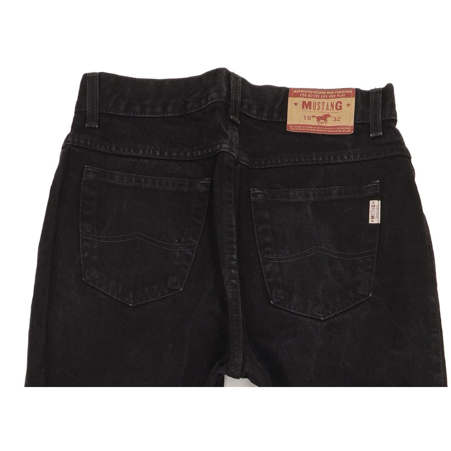 Mustang Men Black Tapered Slim Jeans W30 L30