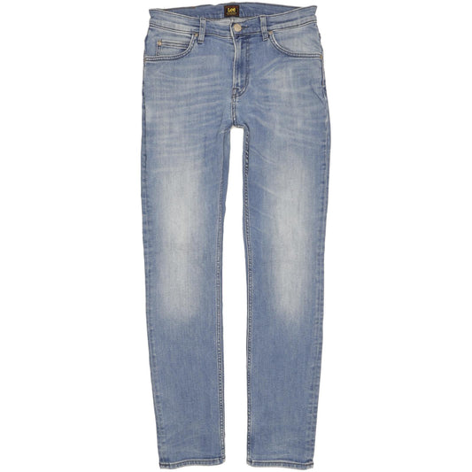 Lee Rider Men Blue Skinny Slim Stretch Jeans W30 L32