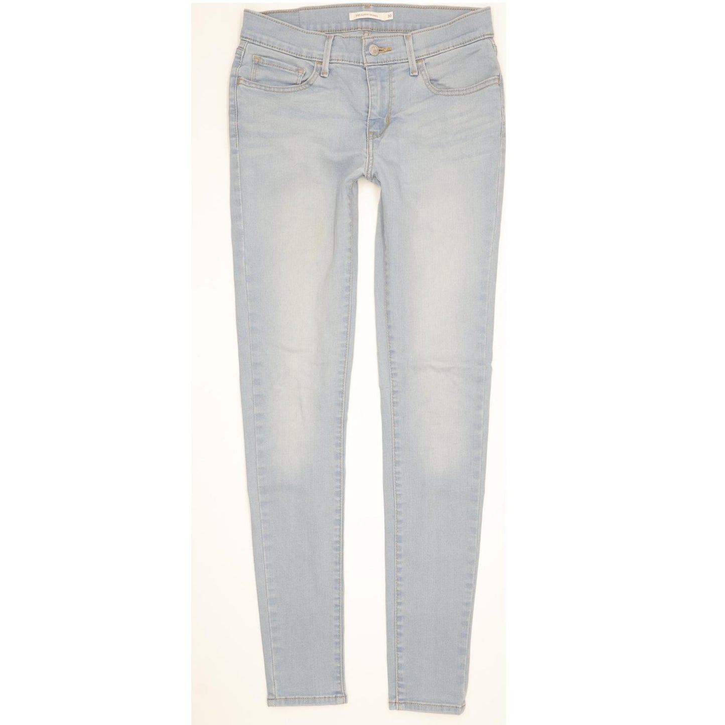 Levi's 710 Super Women Blue Skinny Slim Stretch Jeans W30 L31