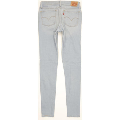 Levi's 710 Super Women Blue Skinny Slim Stretch Jeans W30 L31