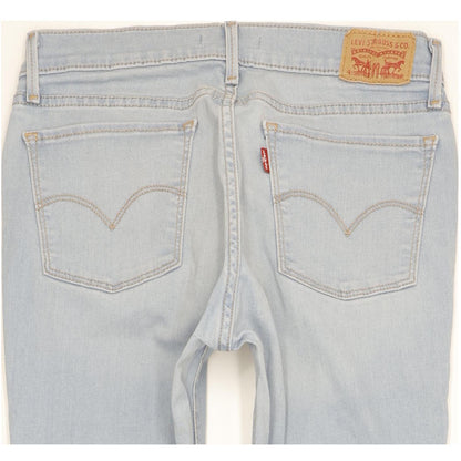 Levi's 710 Super Women Blue Skinny Slim Stretch Jeans W30 L31