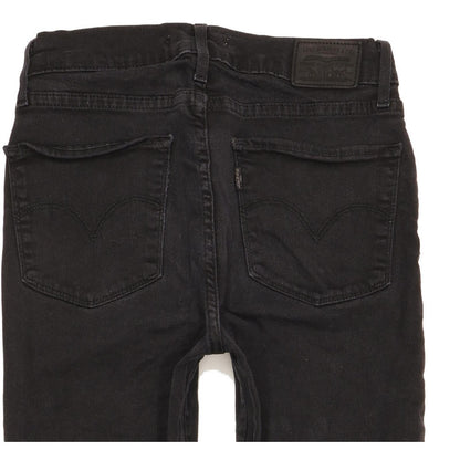 Levi's 724 Women Black Straight Slim Stretch Jeans W27 L31