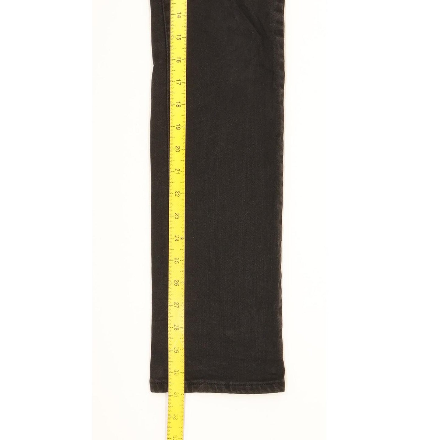 Levi's 724 Women Black Straight Slim Stretch Jeans W27 L31