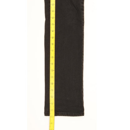Levi's 724 Women Black Straight Slim Stretch Jeans W27 L31