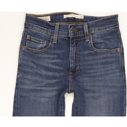 Levi's 724 Women Blue Straight Slim Stretch Jeans W26 L30