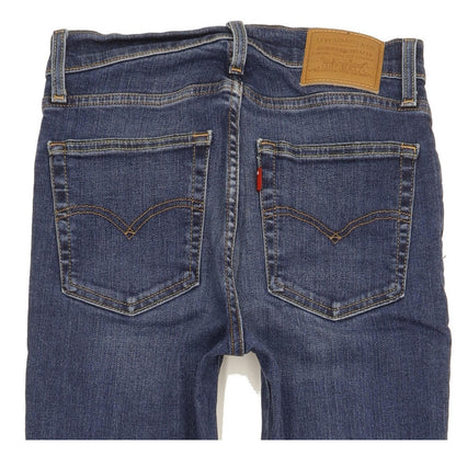 Levi's 724 Women Blue Straight Slim Stretch Jeans W26 L30